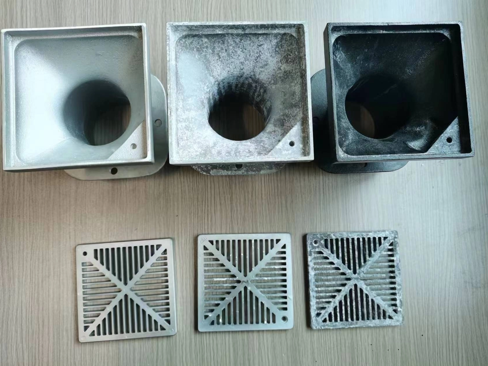 Análisis comparativo del tratamiento superficial anticorrosión de Fundición a presións de aluminio