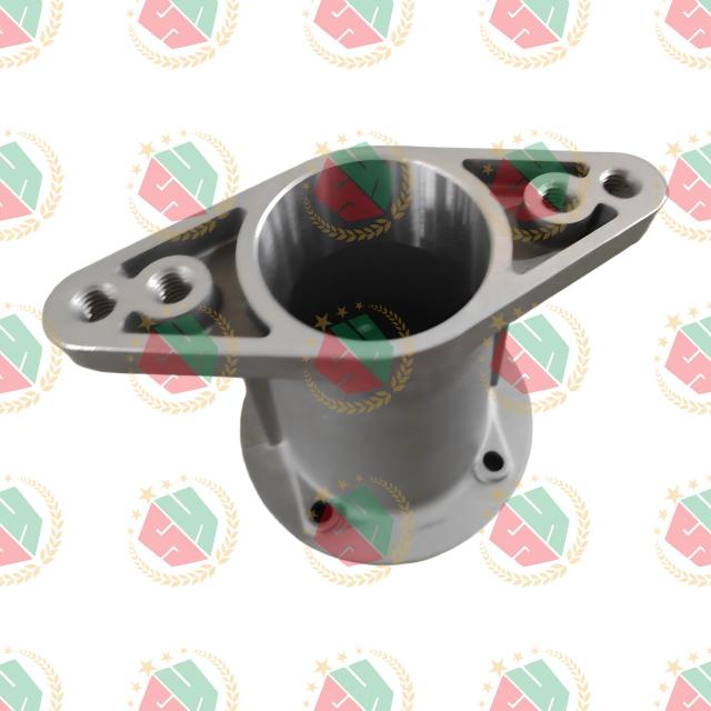 Conector de tubo con brida Zamak 5